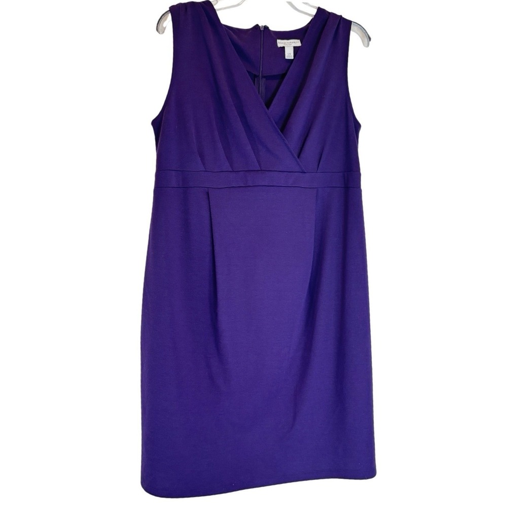 Maternity‎ Dress Liz Lange Large Target Purple Babyshower Pregnancy Office Party